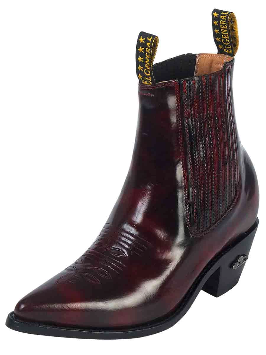 Botines Vaqueros Clasicos De Piel Genuina Acabado Camaleon Para Hombre 'El General' - ID: 179 - Imagen 6