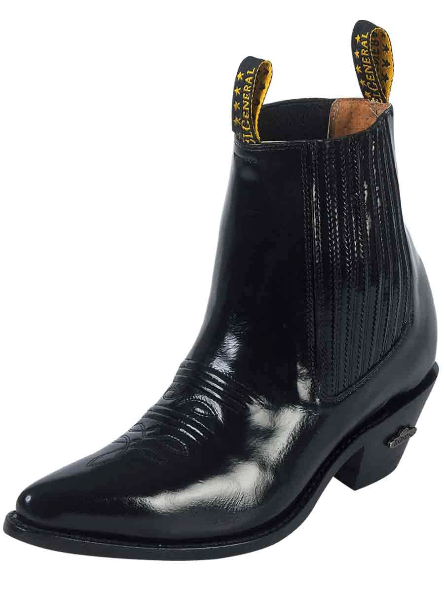 Botines Vaqueros Clasicos De Piel Genuina Acabado Camaleon Para Hombre 'El General' - ID: 181 - Imagen 5