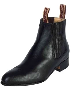 Botines Charros Clasicos De Piel Genuina Para Hombre 'La Barca' - ID: 209