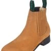 Botines Charros Clasicos De Piel Nobuck Para Hombre 'La Barca' - ID: 218