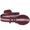 Cinto Vaquero Exotico De Mantarraya Original Perla Completa Para Hombre Con Hebilla Ovalada, 1 1/2" Ancho 'El General' - ID: 633