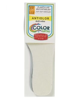 Plantillas Para Zapatos Antiolor Multitalla Recortables, 1 Par 'Color Latino' - ID: 19781