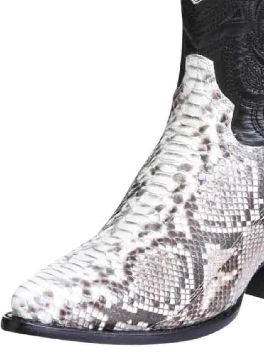 Botas Vaqueras Exoticas De Python Original Para Hombre 'El General' - ID: 32991 - Imagen 2