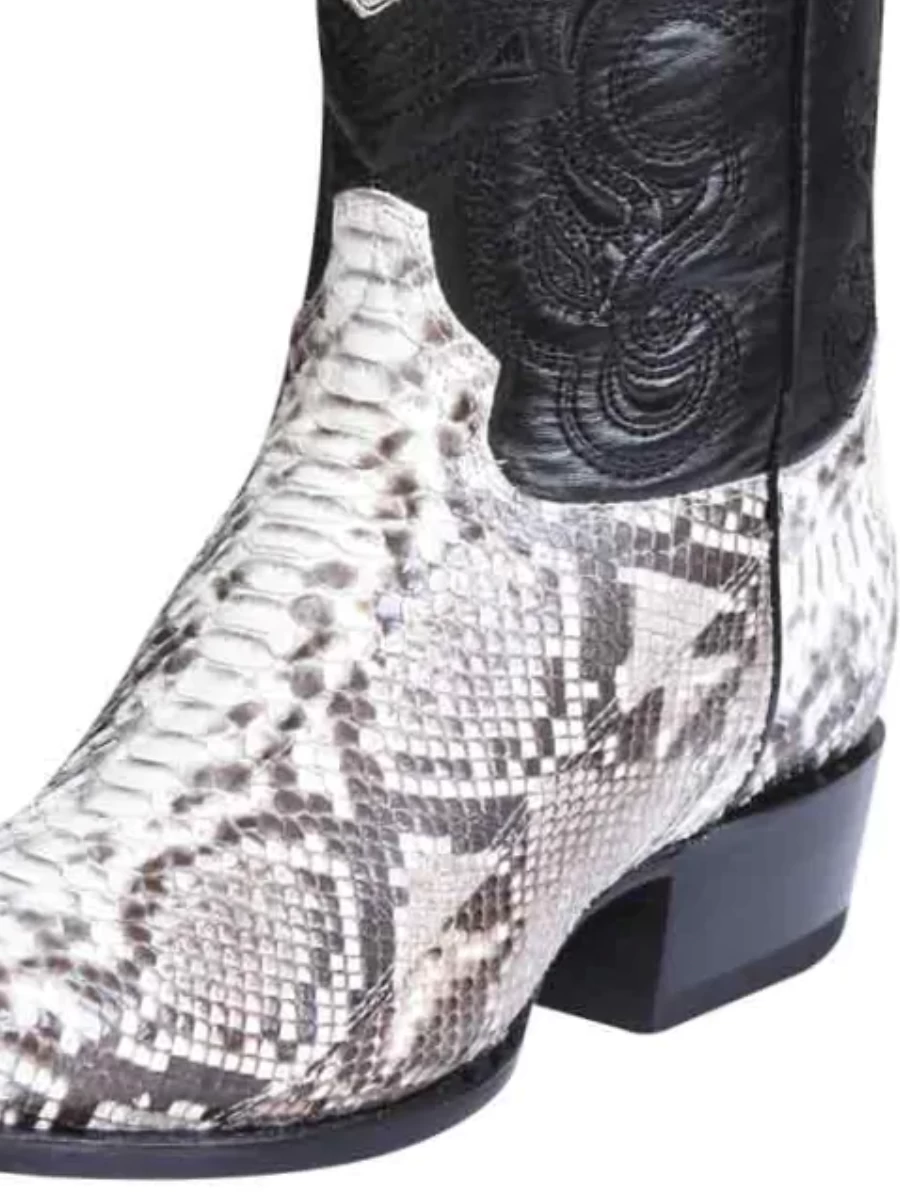 Botas Vaqueras Exoticas De Python Original Para Hombre 'El General' - ID: 32991 - Imagen 3