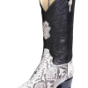 Botas Vaqueras Exoticas De Python Original Para Hombre 'El General' - ID: 32991