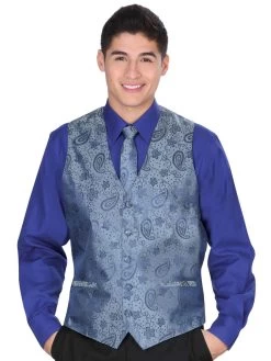 Chaleco De Vestir Azul Para Hombre 'El General' - ID: 34139