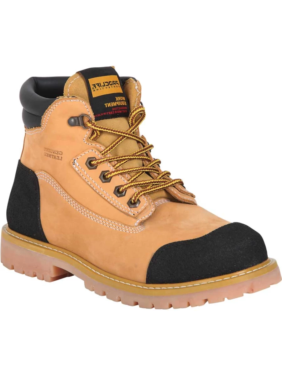 Botines De Trabajo De Agujetas Con Punta De Acero De Piel Genuina Para Hombre 'Procliff' - ID: 35218 - Imagen 2