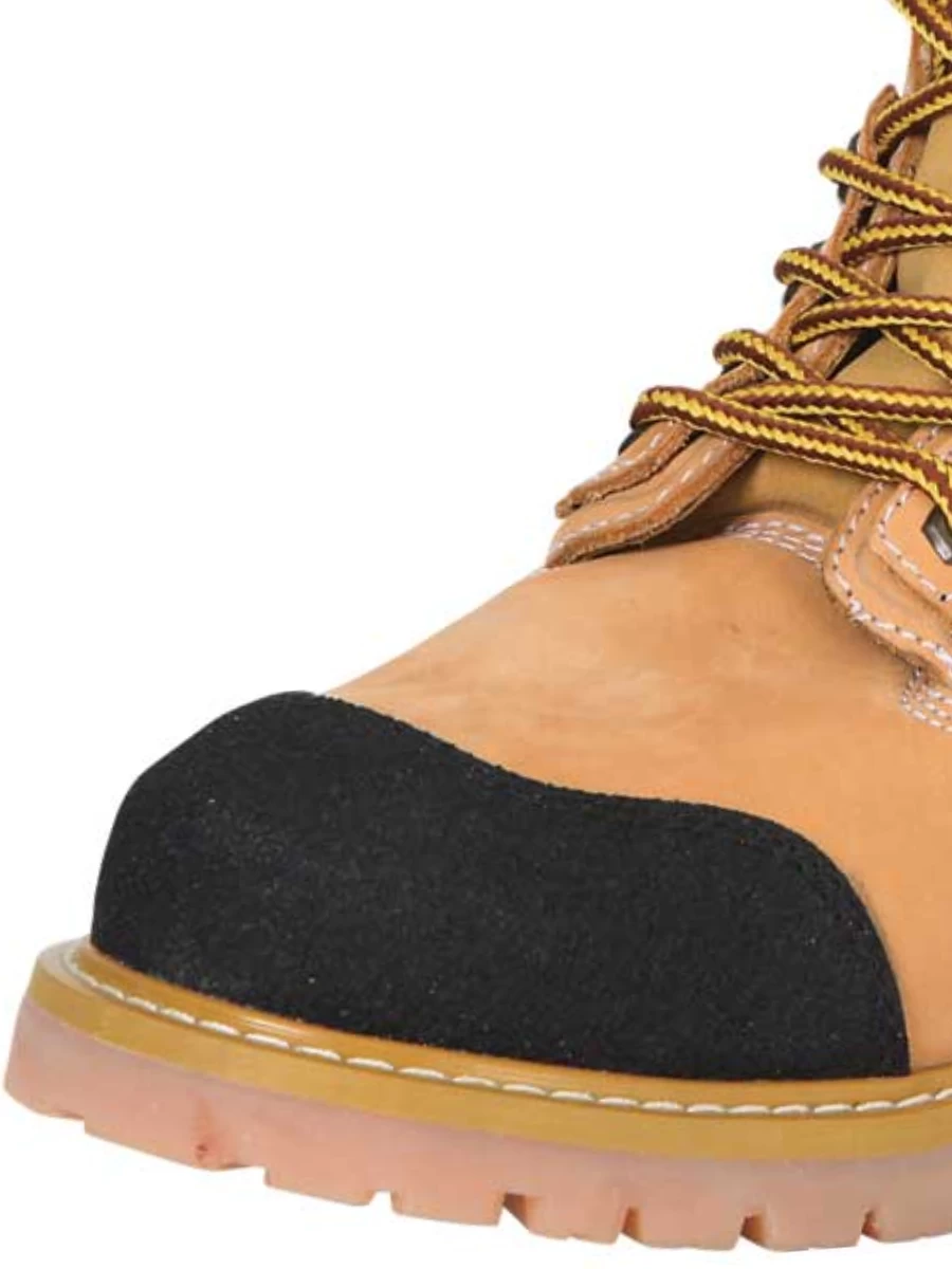 Botines De Trabajo De Agujetas Con Punta De Acero De Piel Genuina Para Hombre 'Procliff' - ID: 35218 - Imagen 3