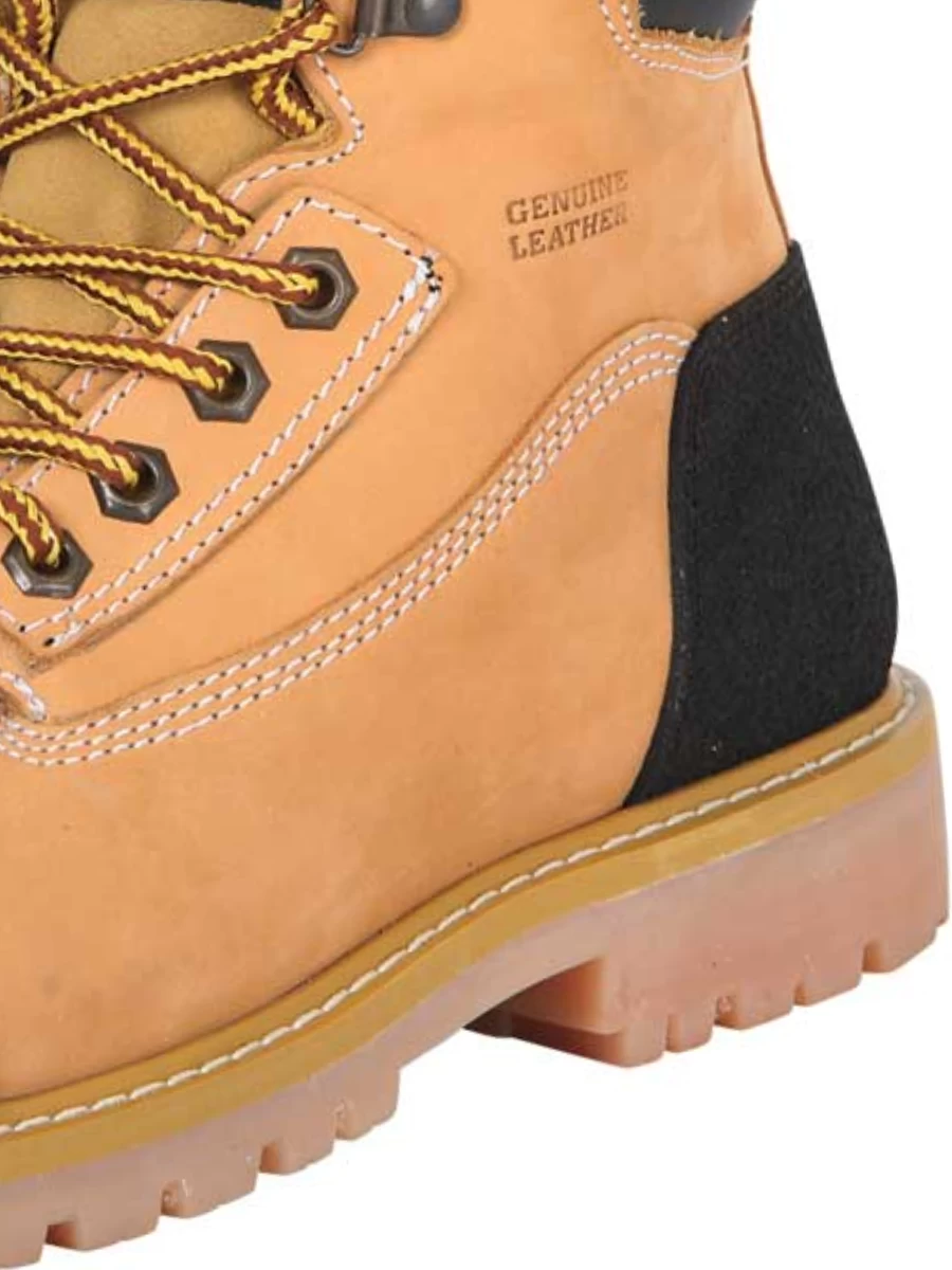 Botines De Trabajo De Agujetas Con Punta De Acero De Piel Genuina Para Hombre 'Procliff' - ID: 35218 - Imagen 4