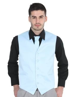 Chaleco De Vestir Azul Para Hombre 'El General' - ID: 40311