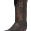 Botas Vaqueras Rodeo Clasicas De Piel Nobuck Para Mujer 'El General' - ID: 40661