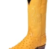 Botas Vaqueras Imitacion De Avestruz Grabado En Piel Vacuno Para Hombre 'El Señor De Los Cielos' - ID: 40837