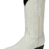 Botas Vaqueras Imitacion De Avestruz Grabado En Piel Vacuno Para Hombre 'El Señor De Los Cielos' - ID: 40839