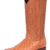 Botas Vaqueras Imitacion De Avestruz Grabado En Piel Vacuno Para Hombre 'El Señor De Los Cielos' - ID: 40847
