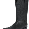 Botas Vaqueras Imitacion De Avestruz Grabado En Piel Vacuno Para Hombre 'El Señor De Los Cielos' - ID: 40848
