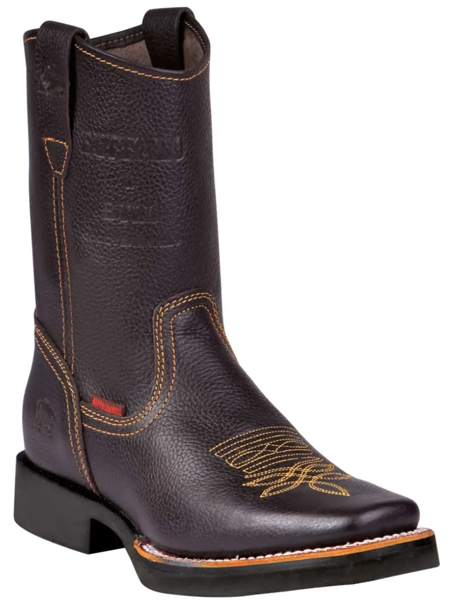 Botas Vaqueras Rodeo Clasicas De Piel Genuina Para Hombre 'Buffalo & Bull' - ID: 40946 - Imagen 4