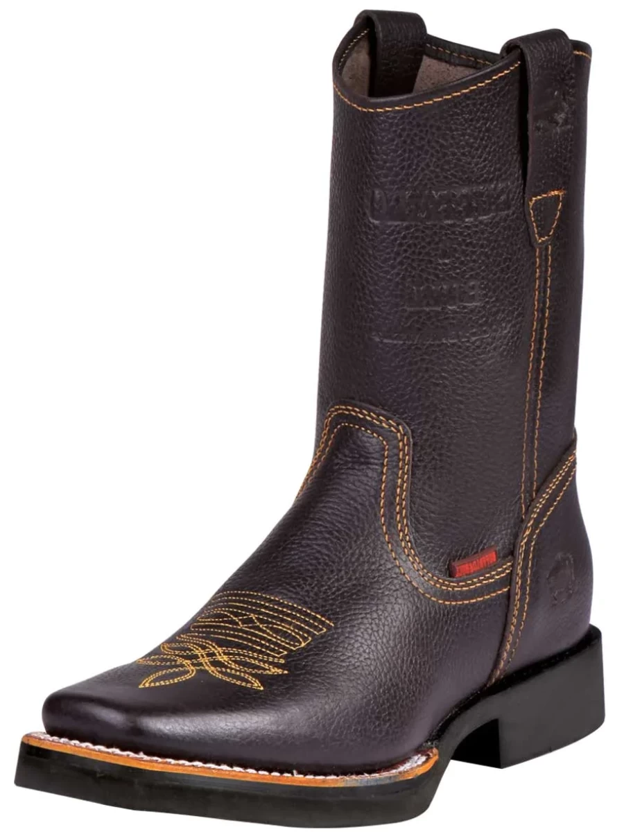 Botas Vaqueras Rodeo Clasicas De Piel Genuina Para Hombre 'Buffalo & Bull' - ID: 40946