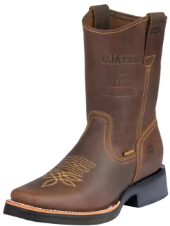 Botas Vaqueras Rodeo Clasicas De Piel Genuina Para Hombre 'El General' - ID: 40948