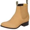 Botines Charros Clasicos De Piel Nobuck Para Mujer/Joven 'El Canelo' - ID: 41425
