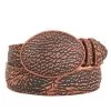 Cinto Vaquero De Piel Cuello De Toro Para Hombre Con Hebilla Ovalada, 1 1/2" Ancho 'El General' - ID: 41892
