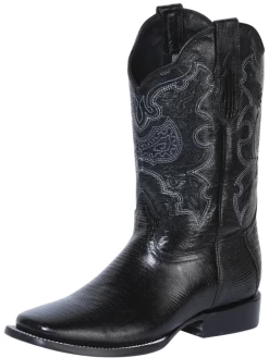 Botas Vaqueras Rodeo Clasicas De Piel Genuina Para Hombre 'El General' - ID: 41904