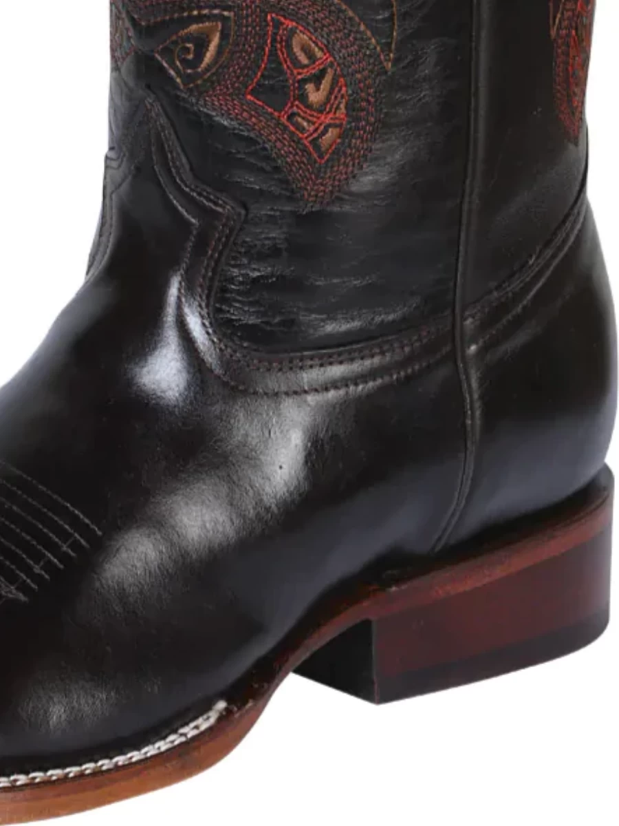 Botas Vaqueras Rodeo Clasicas De Piel Genuina Para Hombre 'El General' - ID: 41990 - Imagen 3
