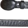 Cinto Vaquero Exotico De Avestruz Original Para Hombre Con Hebilla Ovalada, 1 1/2" Ancho '100 Años' - ID: 42161