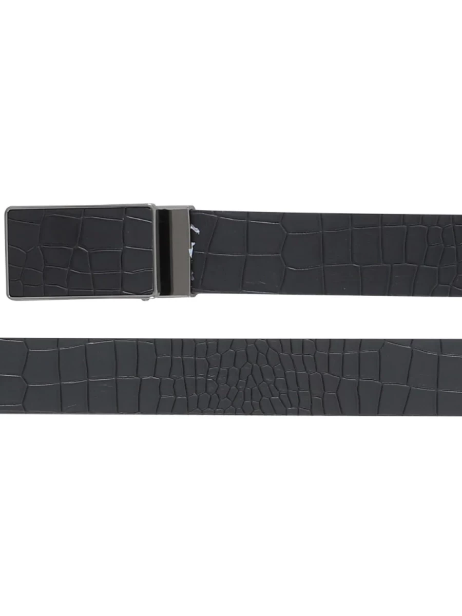 Cinto De Vestir De Piel Genuina Grabado Para Hombre 1 1/2" Ancho 'El General' - ID: 42308