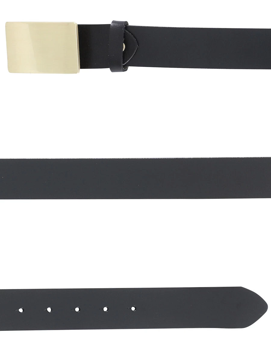 Cinto De Vestir De Piel Genuina Para Hombre 1 1/2" Ancho 'El General' - ID: 42315