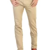 Pantalon Vaquero Liso Caqui Para Hombre 'Centenario' - ID: 42849