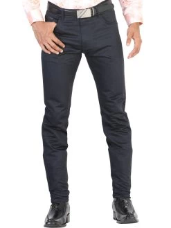 Pantalon Vaquero Liso Marino Para Hombre 'Centenario' - ID: 42850