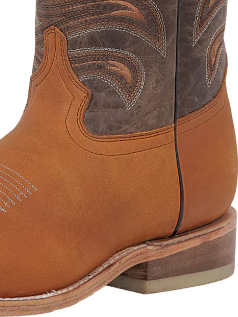 Botas Vaqueras Rodeo Clasicas De Piel Genuina Para Hombre 'El General' - ID: 42991 - Imagen 3