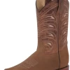 Botas Vaqueras Rodeo Clasicas De Piel Genuina Para Hombre 'El General' - ID: 42993