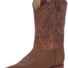 Botas Vaqueras Rodeo Clasicas De Piel Genuina Para Hombre 'El General' - ID: 42997