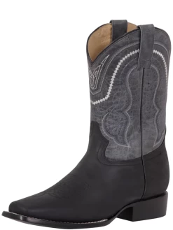 Botas Vaqueras Rodeo Clasicas De Piel Genuina Para Hombre 'El General' - ID: 42998