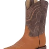 Botas Vaqueras Rodeo Clasicas De Piel Genuina Para Hombre 'El General' - ID: 43003