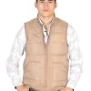 Chaleco Acolchado Ultraligero Caqui Para Hombre 'El Señor De Los Cielos' - ID: 43159