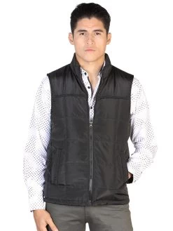 Chaleco Acolchado Ultraligero Negro Para Hombre 'El Señor De Los Cielos' - ID: 43161