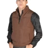 Chaleco Acolchado Ultraligero Cafe Para Hombre 'El Señor De Los Cielos' - ID: 43163