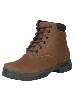 Botines Casuales Con Agujetas De Piel Nobuck Para Mujer/Joven 'El General' - ID: 43362