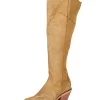 Botas Vaqueras Altas De Piel Nobuck Para Mujer 'El General' - ID: 43918
