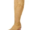 Botas Vaqueras Altas De Piel Nobuck Para Mujer 'El General' - ID: 43919