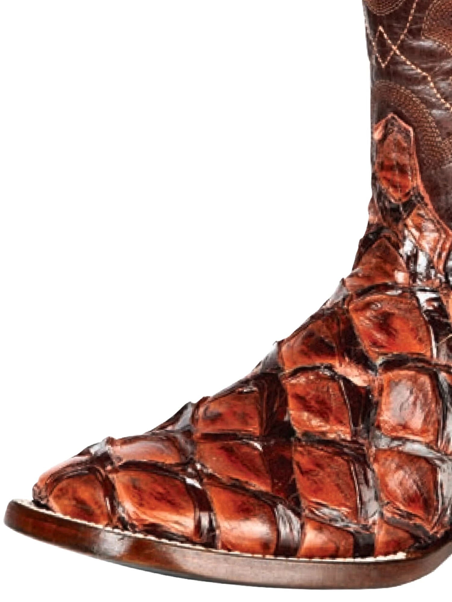 Botas Vaqueras Rodeo Exoticas De Monster Fish Original Para Hombre '100 Años' - ID: 51361 - Imagen 2