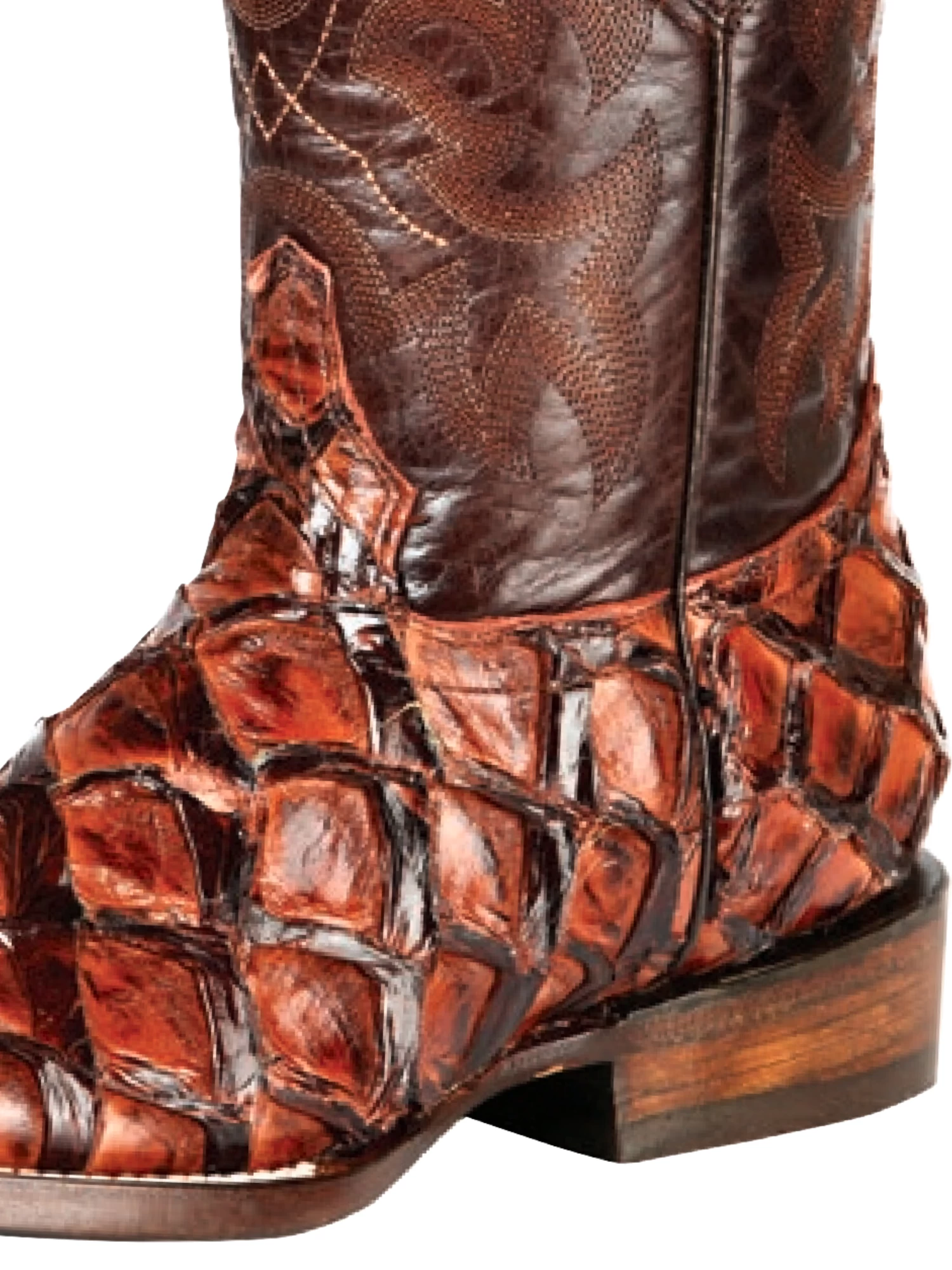 Botas Vaqueras Rodeo Exoticas De Monster Fish Original Para Hombre '100 Años' - ID: 51361 - Imagen 3