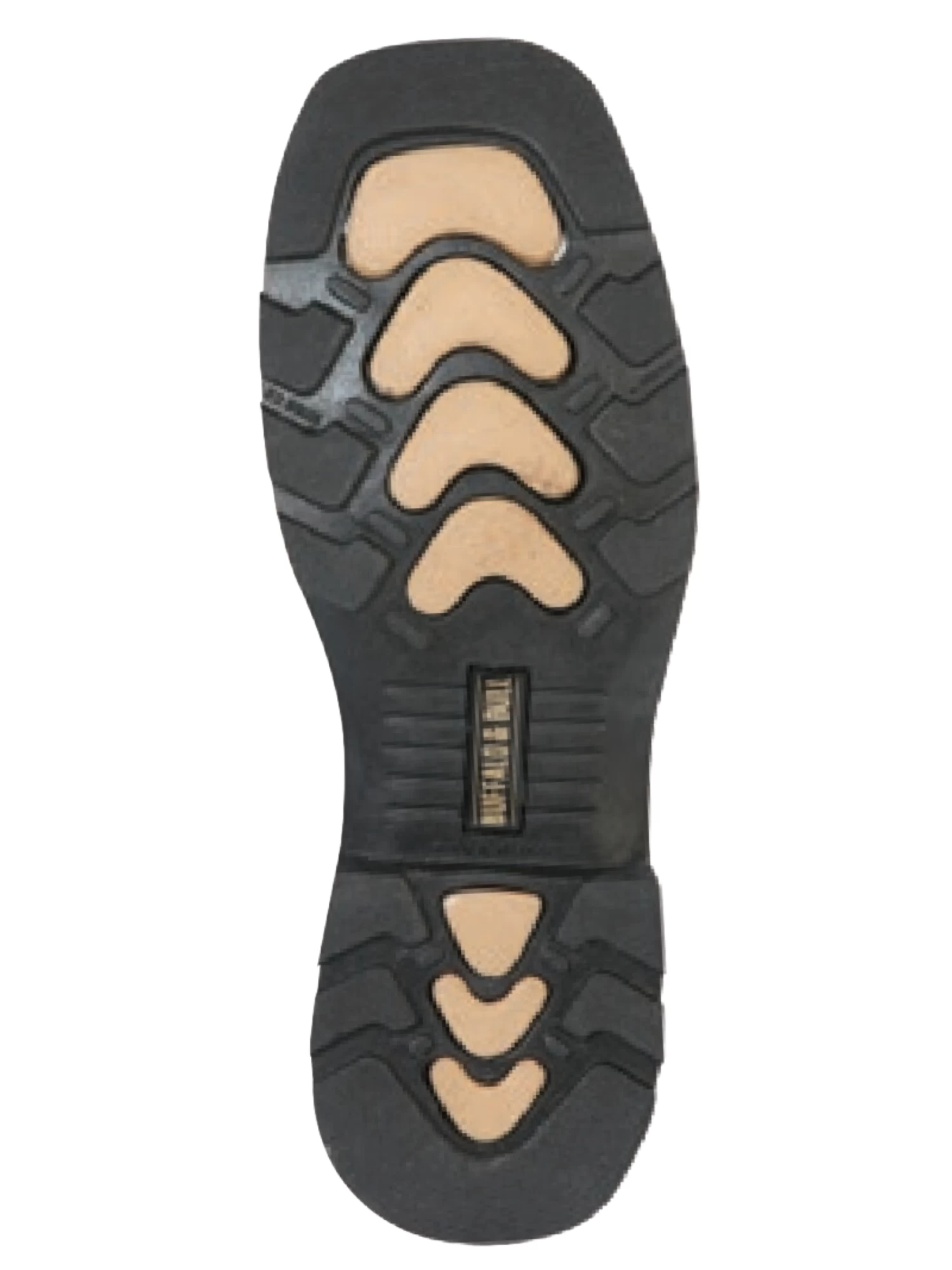 Botas De Trabajo Rodeo De Tubo Pull-On Con Punta Suave De Piel Genuina Para Hombre 'Buffalo' - ID: 123730 - Imagen 5