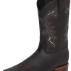 Botas Vaqueras Rodeo Clasicas De Piel Genuina Para Hombre 'El Señor De Los Cielos' - ID: 124067