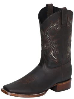 Botas Vaqueras Rodeo Clasicas De Piel Genuina Para Hombre 'El Señor De Los Cielos' - ID: 124067