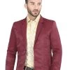 Saco Liso Burgandy Para Hombre 'El Señor De Los Cielos' - ID: 124195