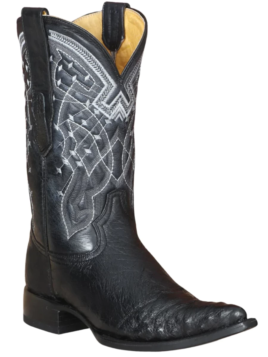 Botas Vaqueras Exoticas De Puntera De Avestruz Original Para Hombre 'Centenario' - ID: 124410 - Imagen 4