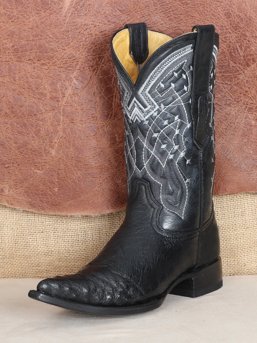 Botas Vaqueras Exoticas De Puntera De Avestruz Original Para Hombre 'Centenario' - ID: 124410 - Imagen 5